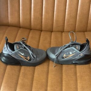 Nike Gray and Orange Sneakers